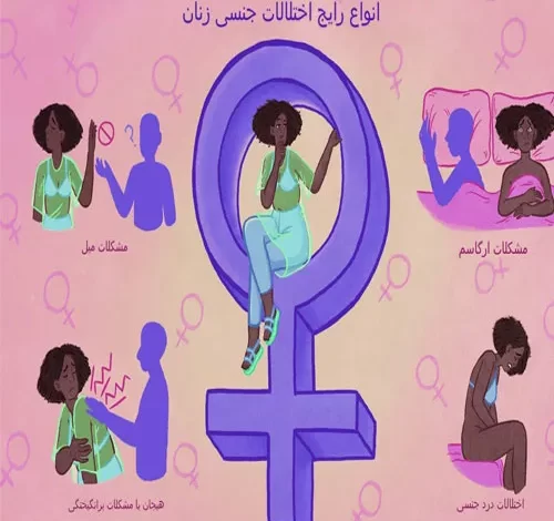 مشکلات جنسی رایج در زنان و راهکارهای پیشنهادی